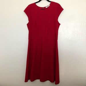 Simple red dress